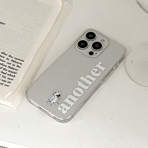 [Mademoment] Another Dog Design Clear Phone Case (3 Types)