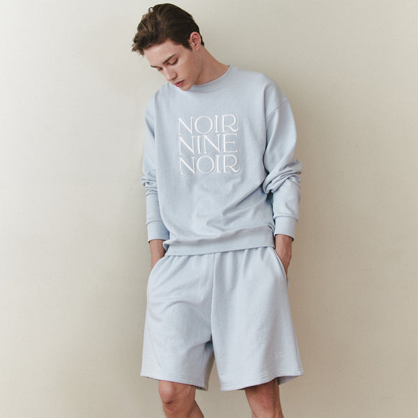 [NOIRNINE] UNISEX NN Sweatpants (SKY BLUE)