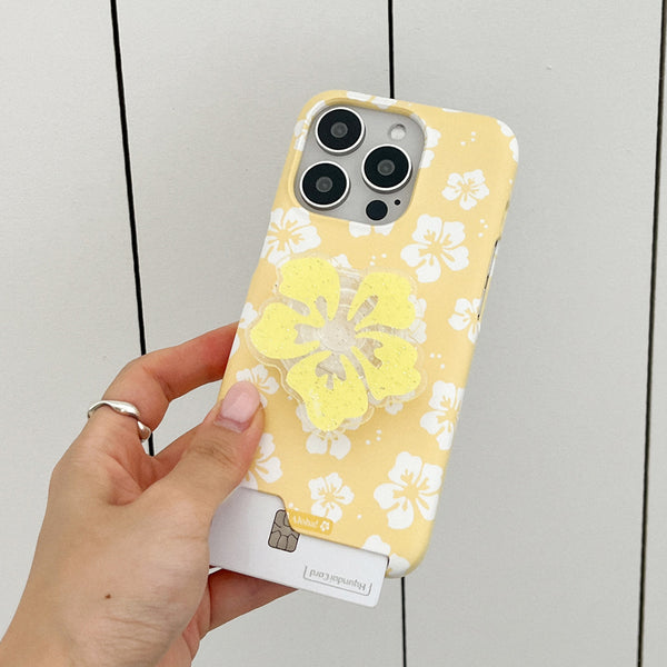 [Mademoment] Aloha Flower Design Phone Case