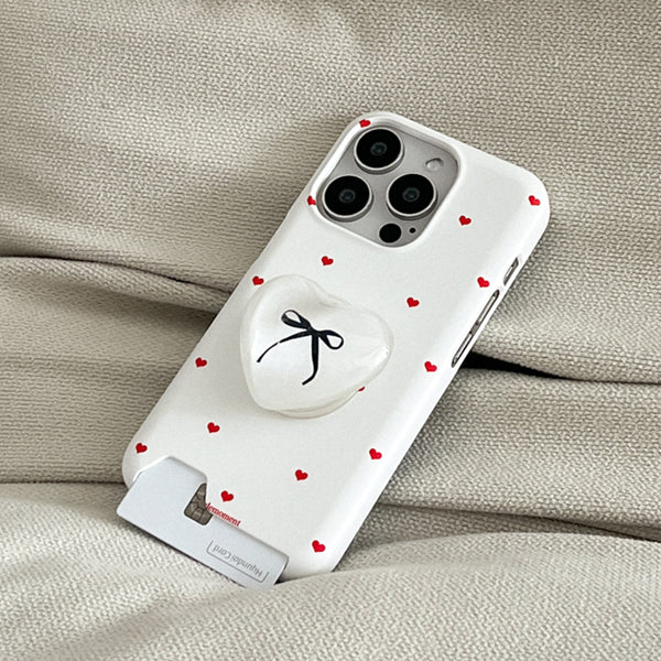 [Mademoment] Small Heart Pattern Design Phone Case