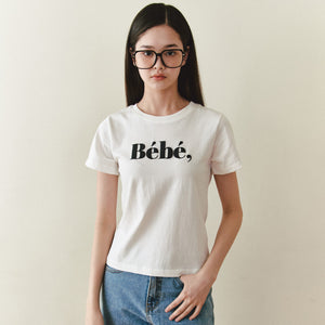 [NOIRNINE] Bébé Embo T-shirts (WHITE)