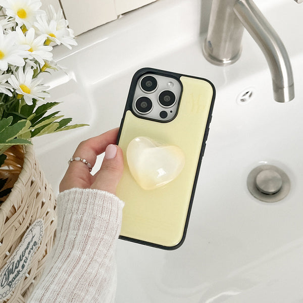 [Mademoment] Blossom Plain Design Bumper Phone Case