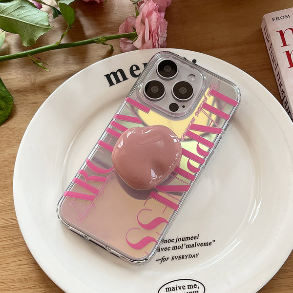 [Mademoment] Happiness Archive Design Glossy Mirror Phone