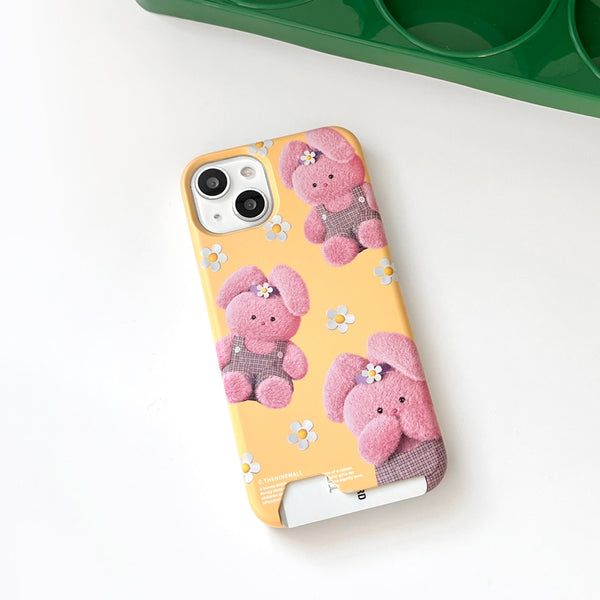 [THENINEMALL] Daisy Hair Tie Windy Hard Phone Case (2 types)