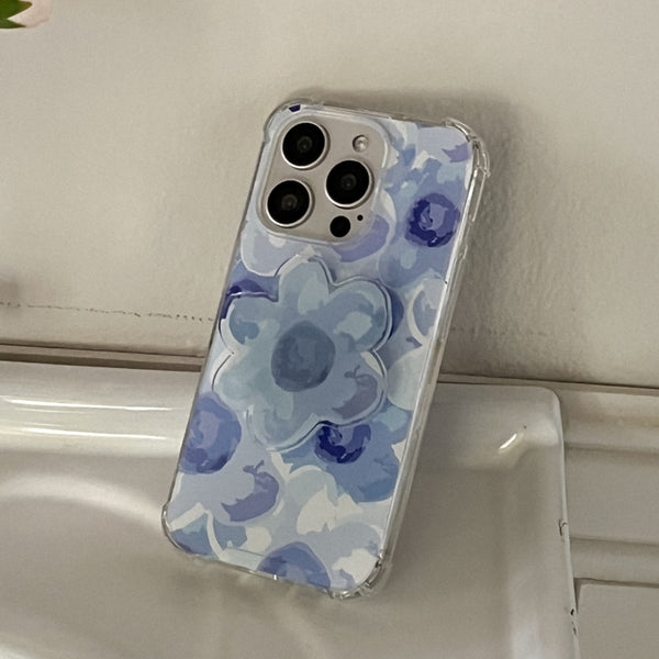 [Mademoment] Flower Watercolor Design Clear Phone Case (3 Types)