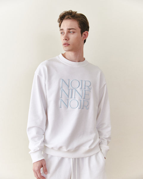 [NOIRNINE] UNISEX NN Sweatpants (WHITE)