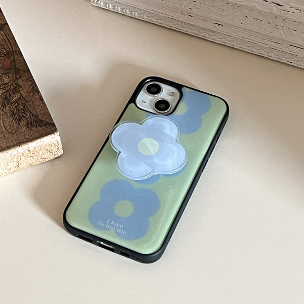 [Mademoment] Flower Drops Gradation Design Bumper Phone Case