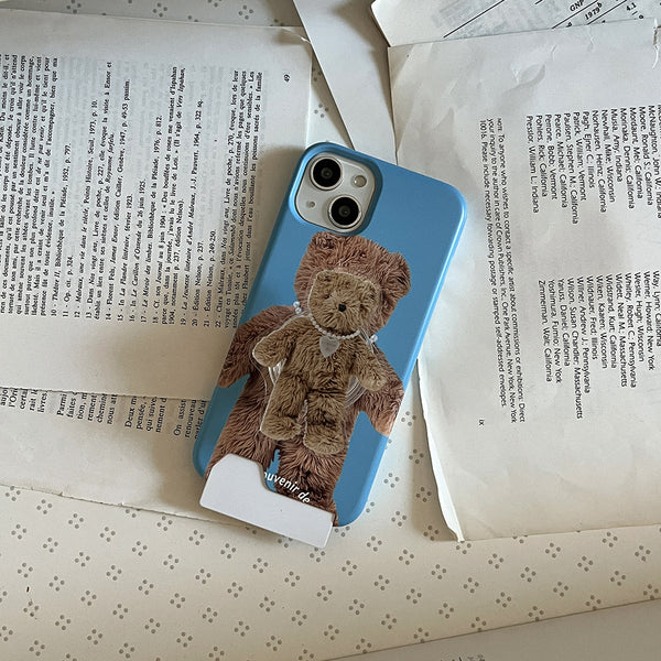 [Mademoment] Teddy Souvenir Pendant Design Phone Case