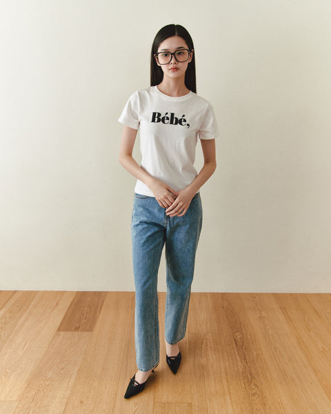 [NOIRNINE] Bébé Embo T-shirts (WHITE)