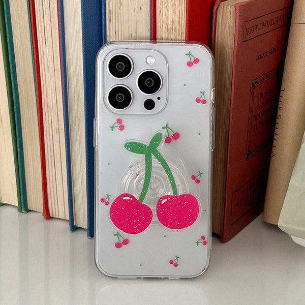 [Mademoment] Mini Fruit Pattern Design Clear Phone Case (3 Types)