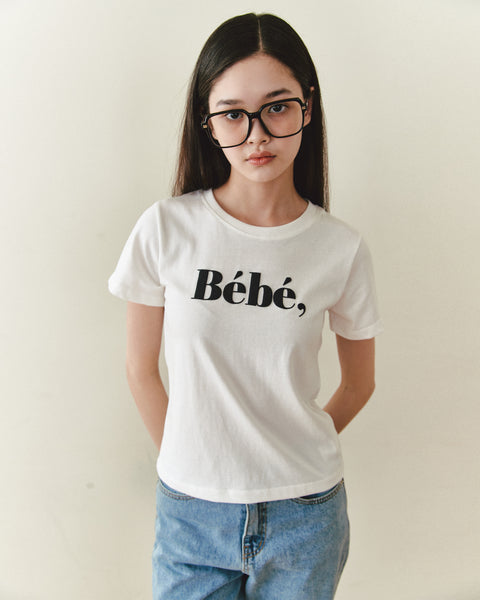 [NOIRNINE] Bébé Embo T-shirts (WHITE)