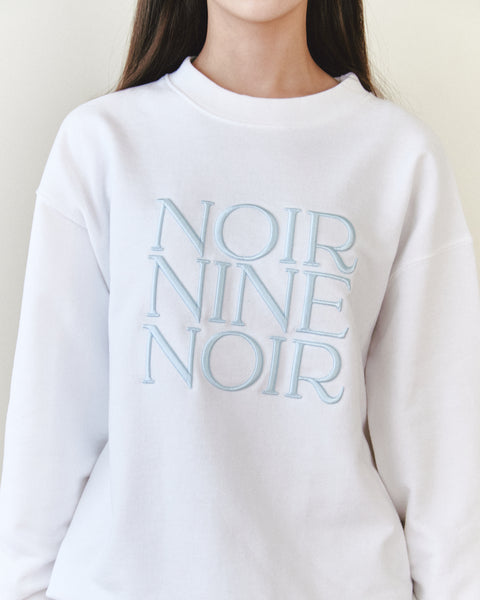 [NOIRNINE] UNISEX Noir Sweatshirt (WHITE)