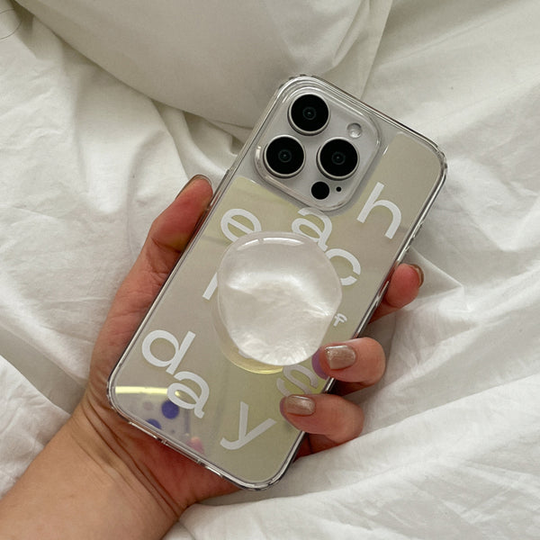 [Mademoment] Each Of Day Design Glossy Mirror Phone