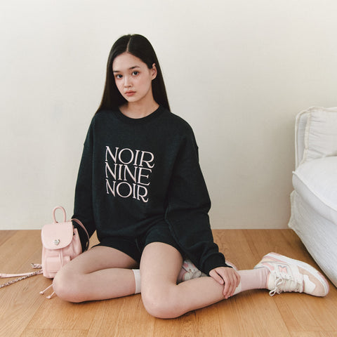 [NOIRNINE] UNISEX Noir Sweatshirt (CHARCOAL)