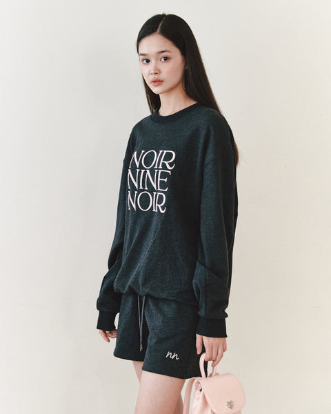 [NOIRNINE] UNISEX Noir Sweatshirt (CHARCOAL)