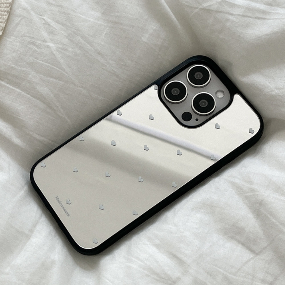 [Mademoment] Small Heart Pattern Design Bumper Phone Case