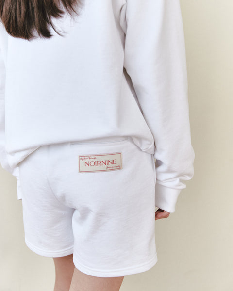 [NOIRNINE] UNISEX Noir Sweatshirt (WHITE)