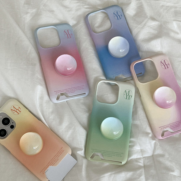 [Mademoment] Pastel Gradation Design Phone Case