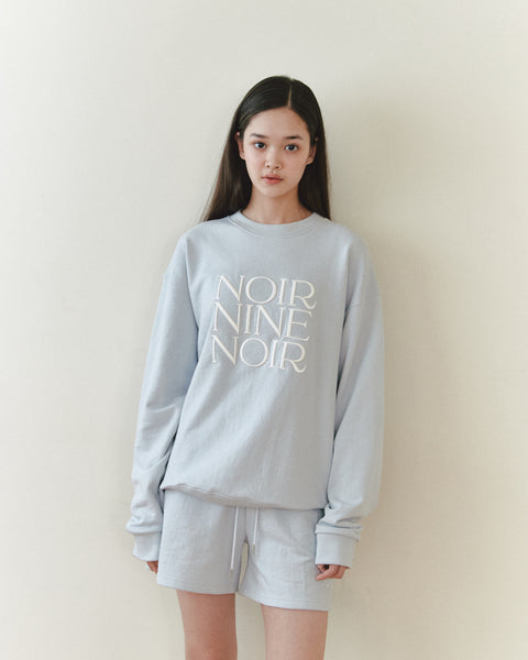 [NOIRNINE] UNISEX Noir Sweatshirt (SKY BLUE)
