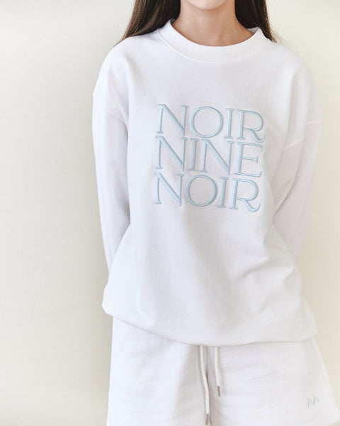 [NOIRNINE] UNISEX Noir Sweatshirt (WHITE)