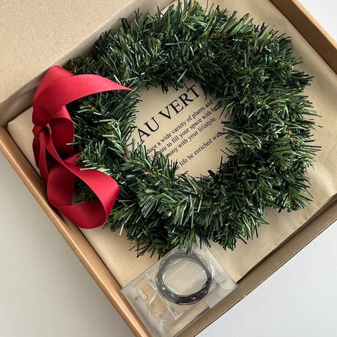 [AU VERT] Christmas Mini Wreath Set 30cm