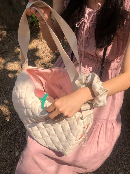 [ovuni] QUILTED DUFFEL BAG LANA