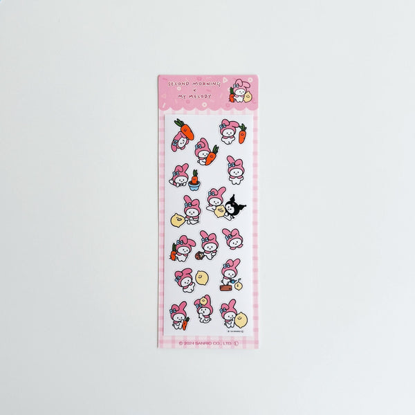 ♡ second morning × sanrio characters ♡ Removable PVC Stickers