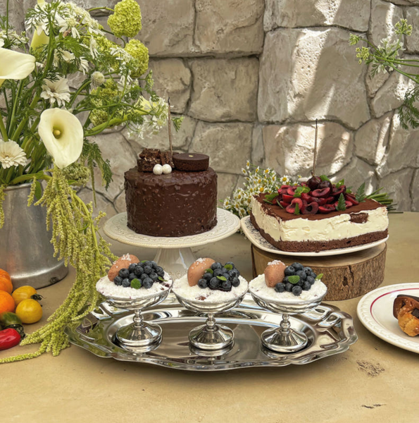 [Bracket Table] Royal Stainless Steel Dessert Cup