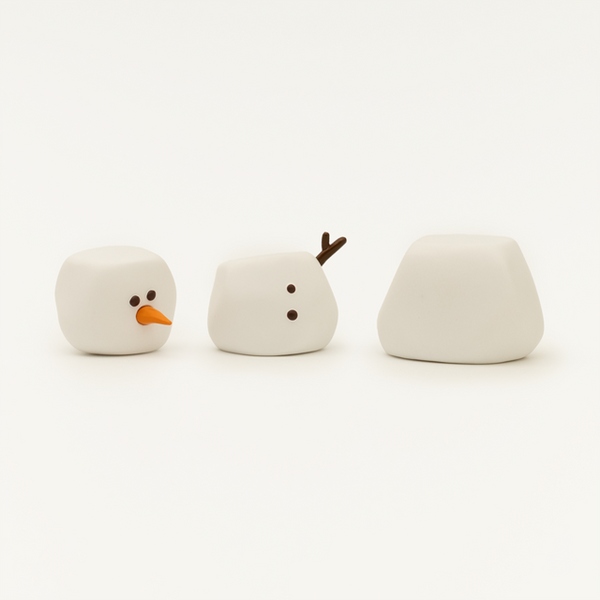 [Dinotaeng] Snowman Stack Mini Figure