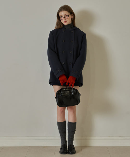 [Letter from Moon][Holiday Edition] Benny Holgarment Wool Knit Gloves ( Red )