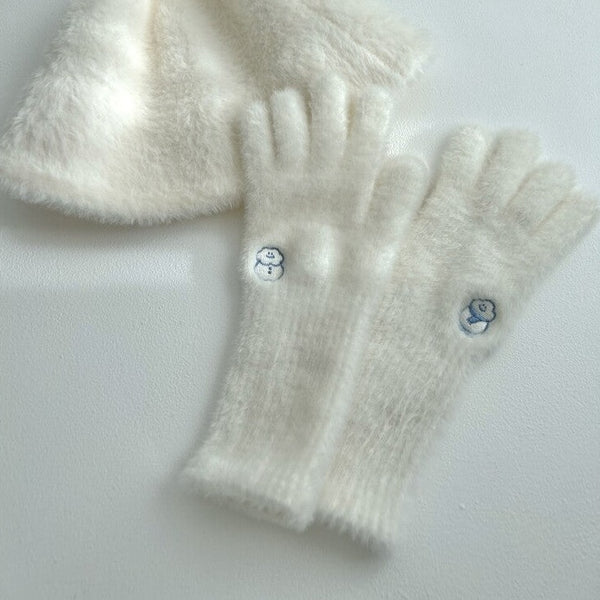 [skyfolio] Fluffy Knit Gloves