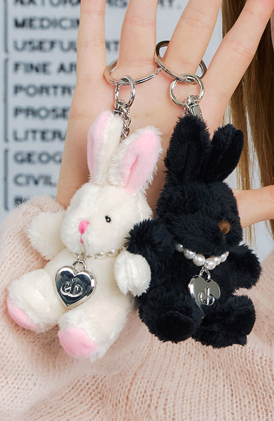 [engbrox] Honey Bunny Heart Keyring