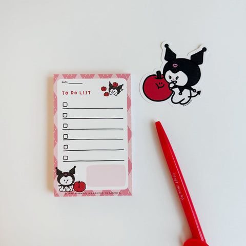 ♡ second morning × sanrio characters ♡ To Do List Memo Pad