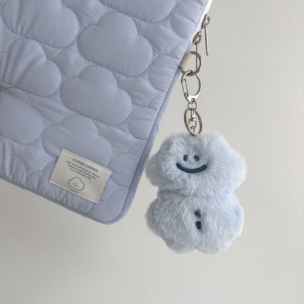 [skyfolio] Cloud Snowman Keyring