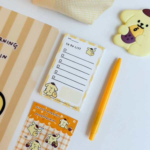 ♡ second morning × sanrio characters ♡ To Do List Memo Pad