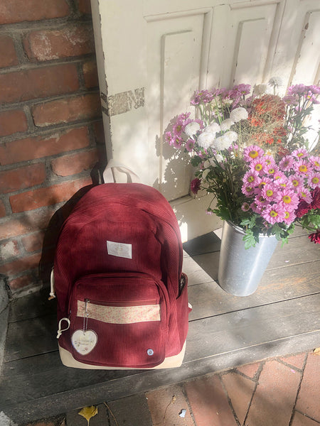 [ovuni] BON VOYAGE BACKPACK - BURGUNDY