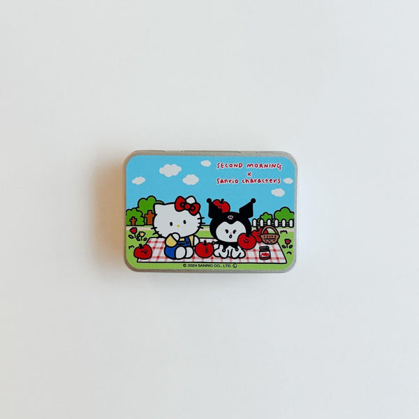 ♡ second morning × sanrio characters ♡ Removable Sticker Tin Case Set