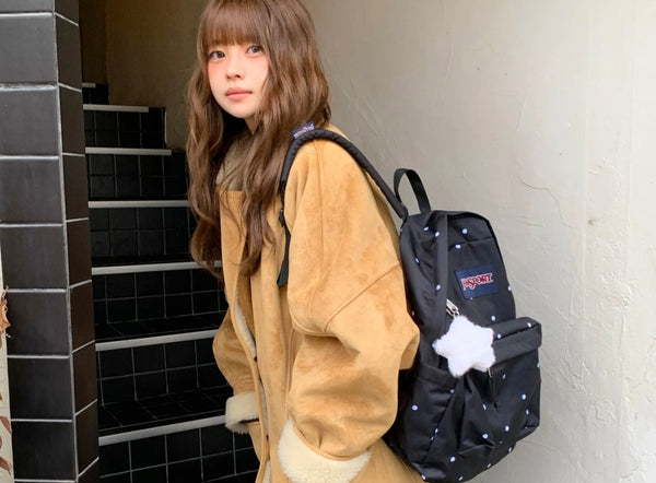 [JANSPORT] POLKA DOT BLACK