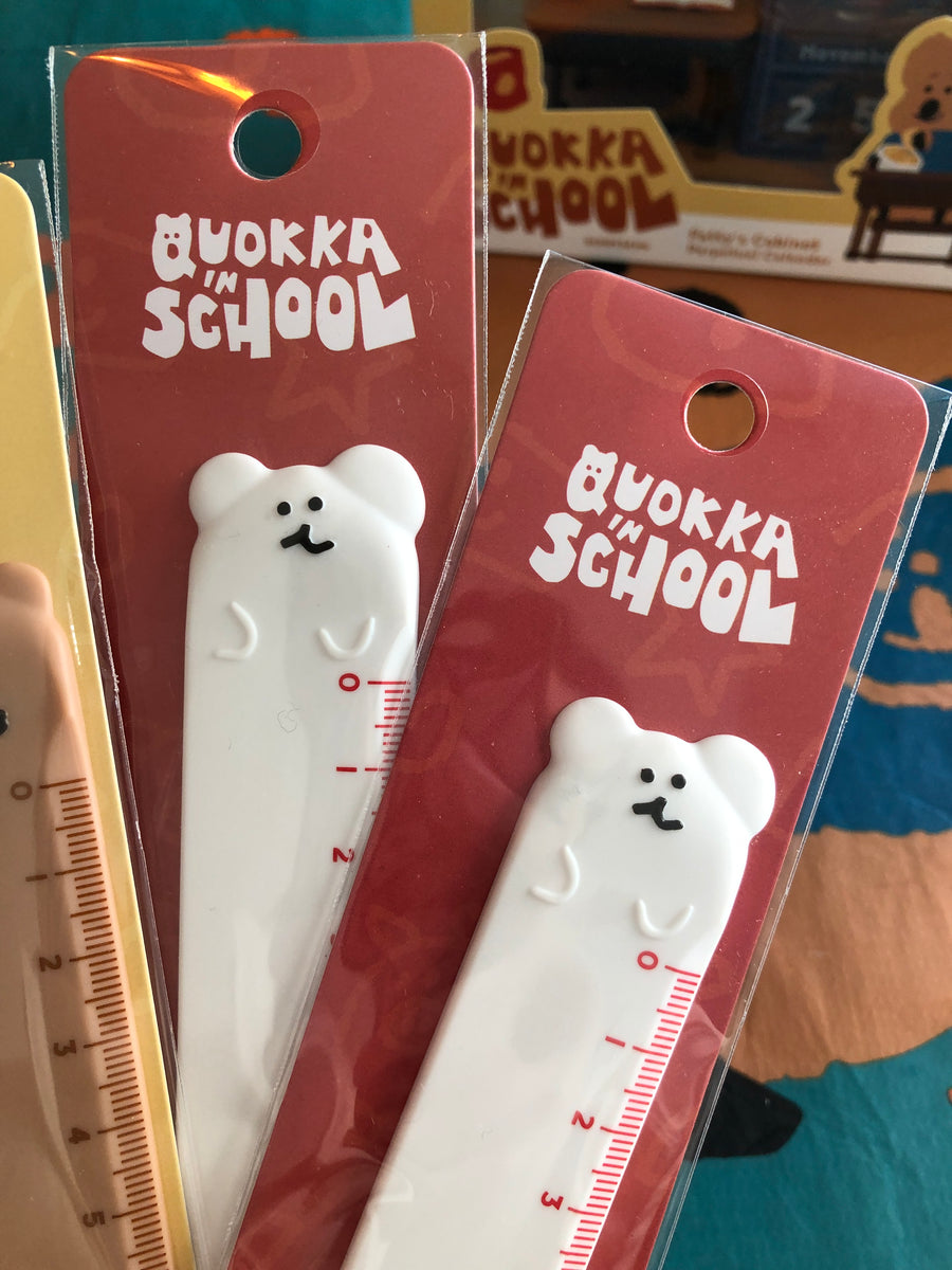 [Dinotaeng] Quokka in School Plastic Ruler – Ohue