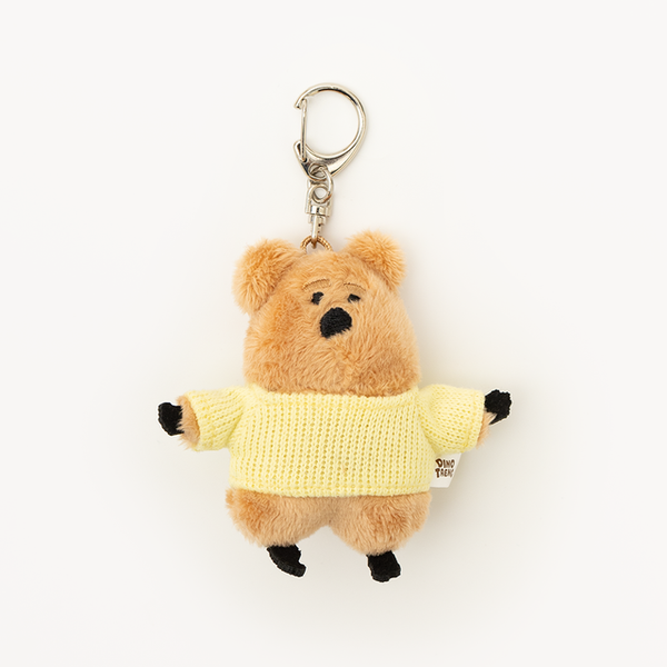 [Dinotaeng] Quokka in School Flat Fur Keyring (7Types)