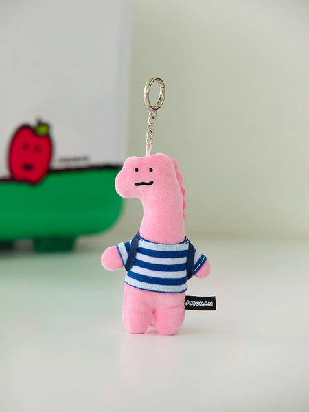 [JOGUMAN STORE] Standing Flush Keyring (Pink / Green)