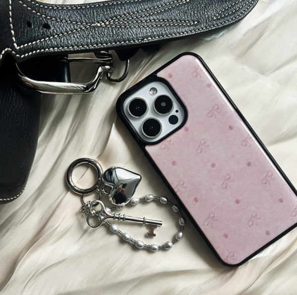 [moodmoons] Ribbon Flower Epoxy Phone Case