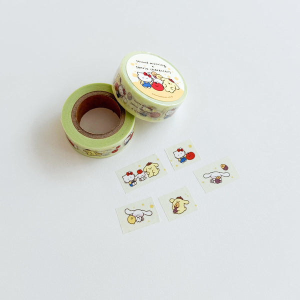 ♡ second morning × sanrio characters ♡ Masking Tape