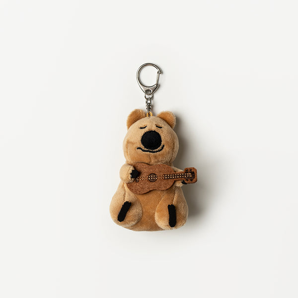 [Dinotaeng] Ukulele & Heart Quokka Keyring