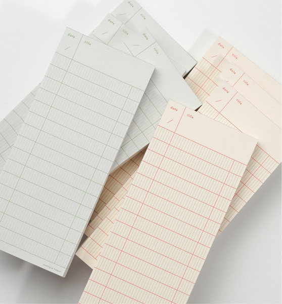 [analogue keeper] Checklist memopad