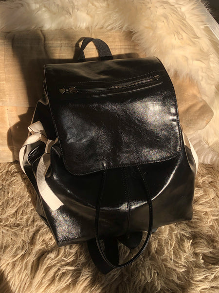 [ovuni] CLASSIC BOW BACKPACK BLACK