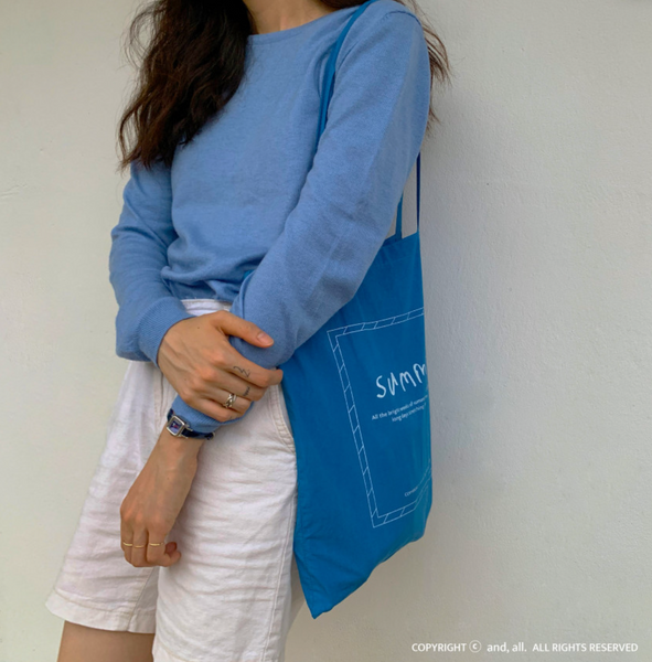[and,all.] Summer Blue Bag