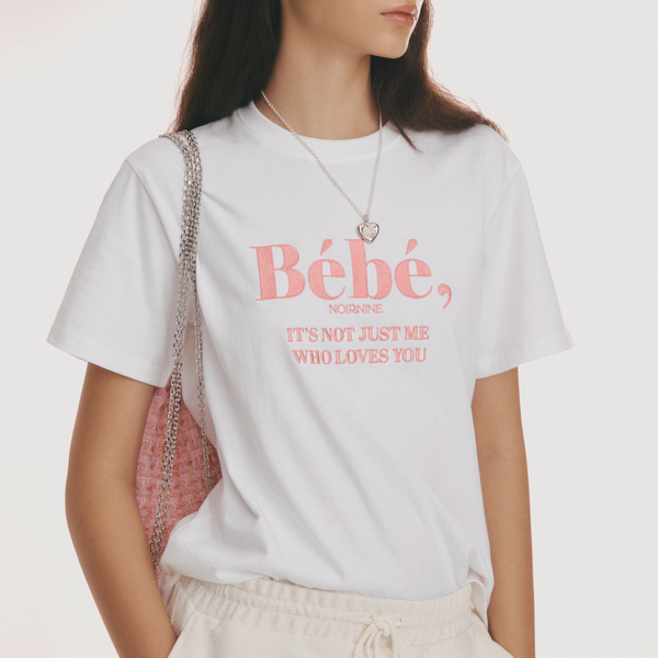 [NOIRNINE] Bébé Noir T-shirts (Pink)