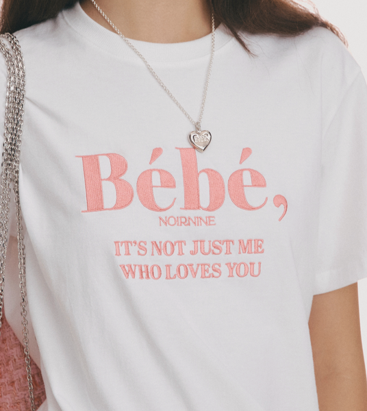 [NOIRNINE] Bébé Noir T-shirts (Pink)