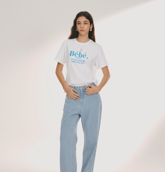 [NOIRNINE] Bébé Noir T-shirts (Blue)